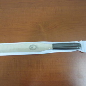Long Straight Spatula with Black Handle 30cm