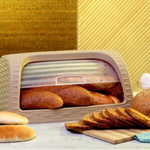 Plastic Rattan Bread Box