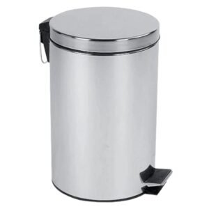 Stainless Steel Dustbin with pedal 12 lt