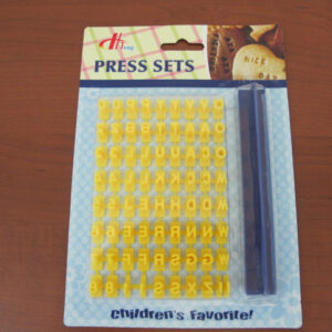 Alphabet Printing Stamp for Cookies