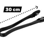Polycarbonate Big Black Tong 22.5 cm