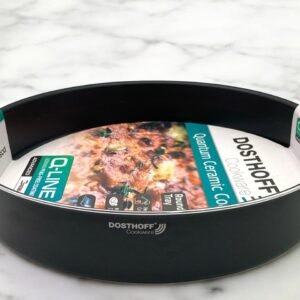 Dosthoff Black Quantum Round Oven Tray 40 cm