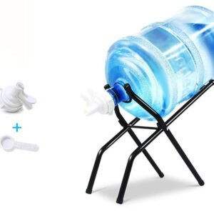 Metallic Water Bottle Stand With Tap 57cm