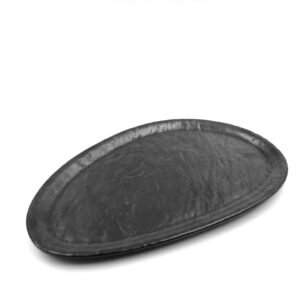 Melamine Irregular Triangle Dish 24.5 cm