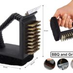 3 in 1 Grill Brush with Short Handle