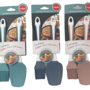 Silicone Set of Spatula and Brush