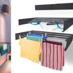 Step Up Laundry Wall Mounted Drying Rack 80 cm
