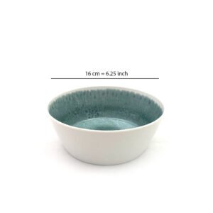 Green Marble Melamine Large Round Bowl 6.25 inch X6