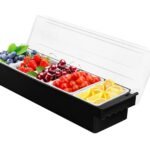 5 Compartment Seasoning Case Bar Condiment Box