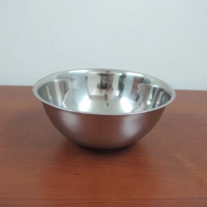 Stainless steel salad bowl 22cm