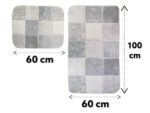 Set of 2 Thin Anti Skid Water Absorbent Mats