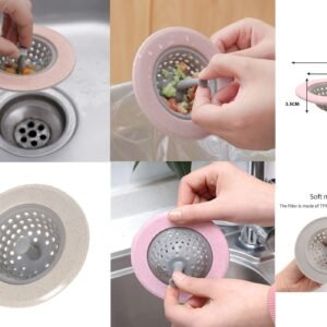 Drain Strainer Silicon with Clever Pull Design