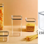 Airtight Squared Food Jar 1.5 lt