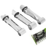 Stainless Steel Maamoul and Cake Crimper Set of 3