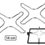Set of 2 Gas burner stands 14 cm