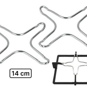 Set of 2 Gas burner stands 14 cm