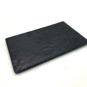 Melamine Flat Display Plate Granite Design 35.6 cm