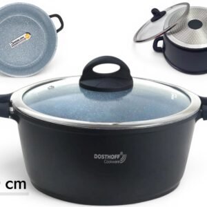 DOSTHOFF INDUCTION MASTER CASSEROLE BLACK 40 CM 18.5 L W