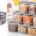 Airtight Squared chef Food Jar 1 lt