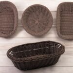 High quality Oval Woven Bread Basket 24 cm