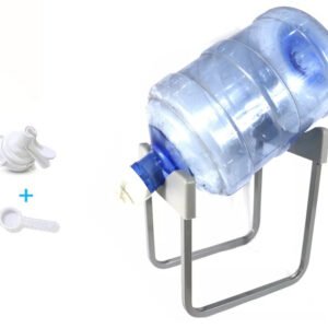 Metallic Water Bottle Stand With Tap 30cm