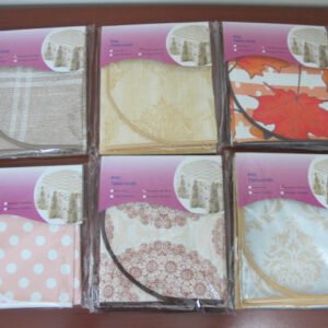 Round PVC Table Cloth; 140 cm