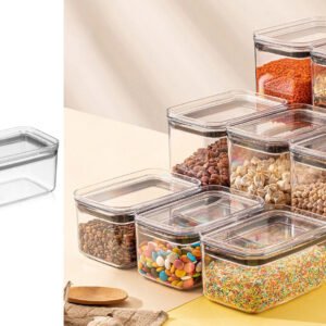 Airtight Rect Chef Food Jar 1 lt