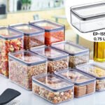 Airtight Rectangular Food Jar 0.75 lt