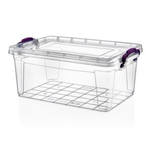 Clear Storage Box; 22 lt