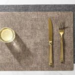 Rect Washable Vinyl Leather Table Placemat 45 x 30 cm