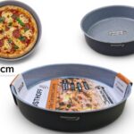 DOSTHOFF ROUND OVEN TRAY BLACK 40 CM