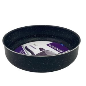 Black Granite Nouval Round Oven Tray 26 cm