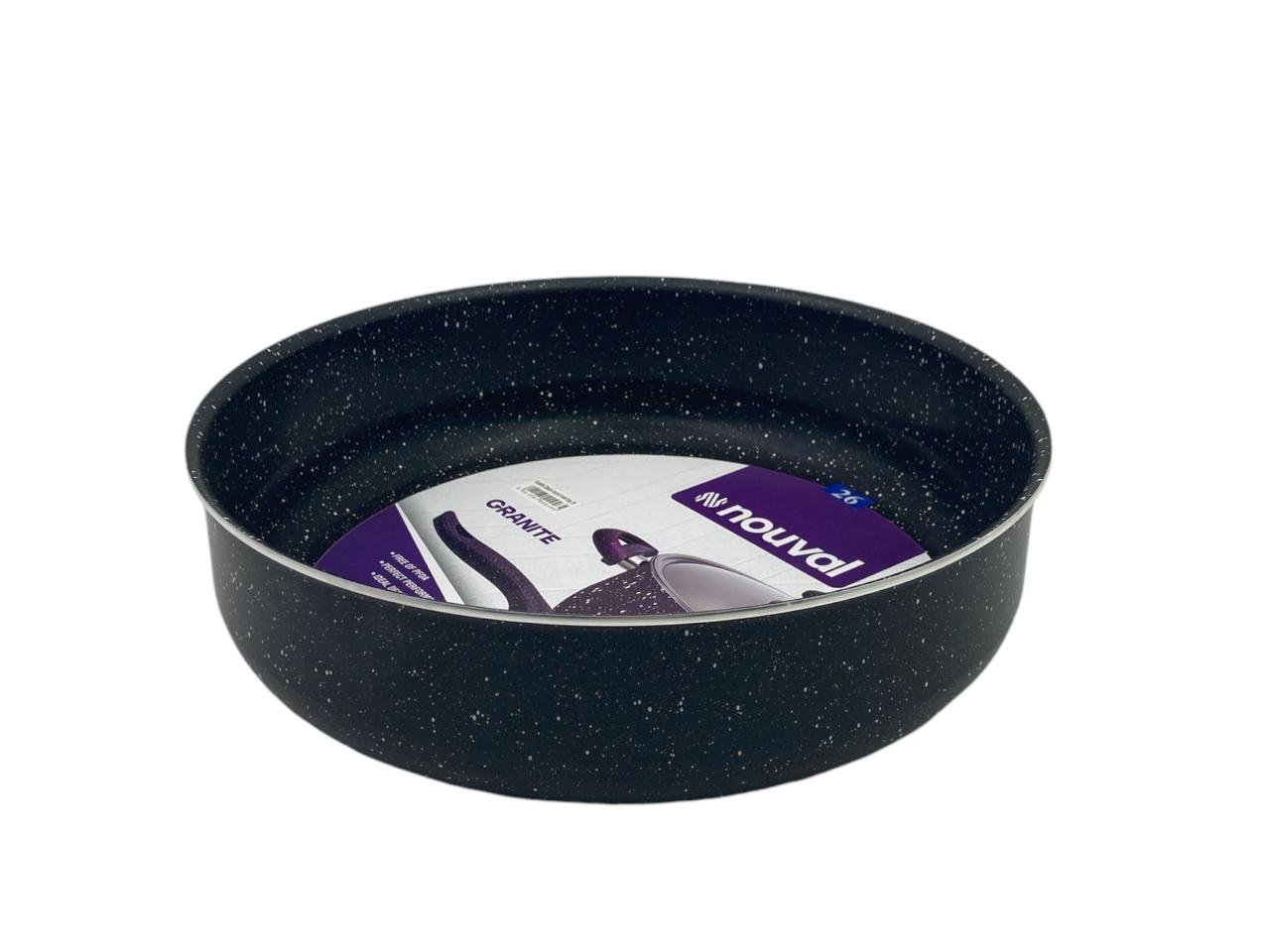 895ba6e2929f584c07ca4d30d5957d4f.jpg Black Granite Nouval Round Oven Tray 26 cm
