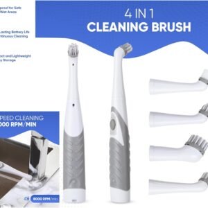 Battery Operated Cleaning Brush 4 in 1