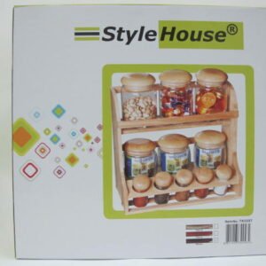 11 Pieces Wooden Spice Rack
