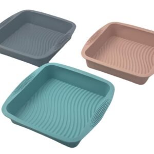 Silicone Squared Cake Mold 26.5x24.5x5.5cm