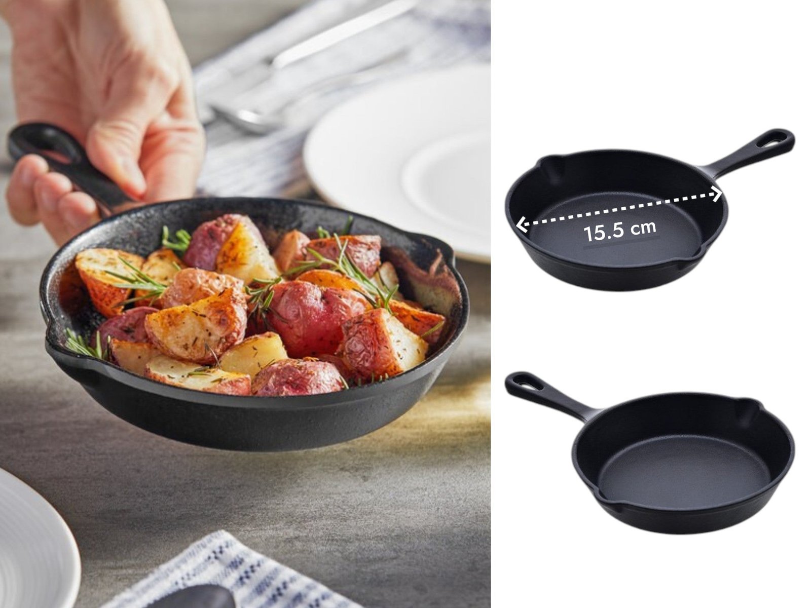 8cd9d50068832d26943c718782ebc2b0.jpg Melamine Small Skillet Shaped Bowl 15.5 cm