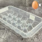 Plastic Tray for Egg Keeping - Holds 18 Eggs