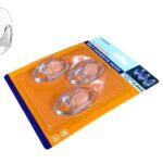 Small Strong Transparent Oval Hook X3