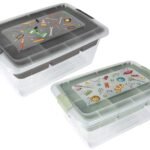 Decorated Divided Storage Box 5.7 L