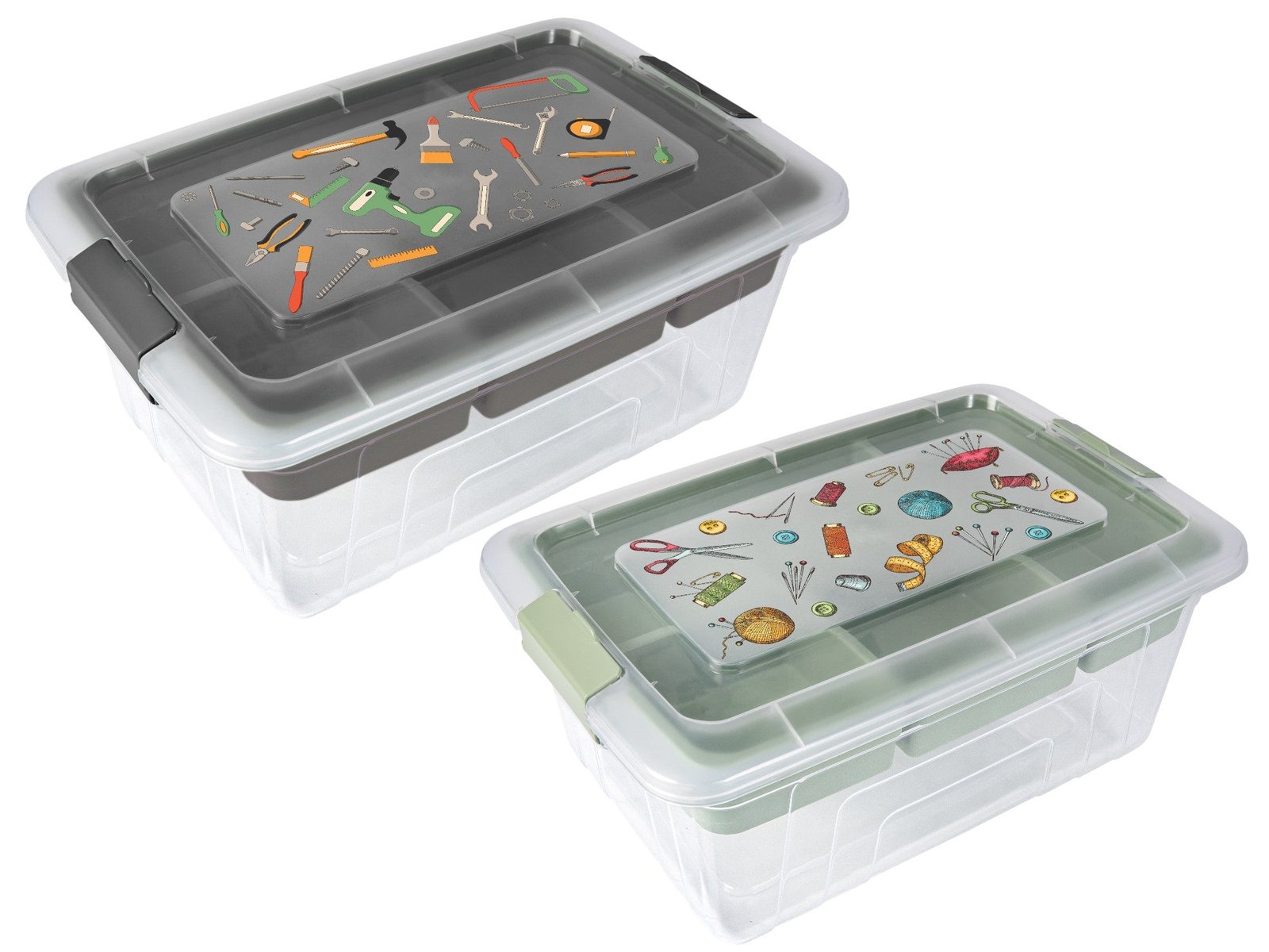 8f234917652e5efb8f666e31b5b39dd8.jpg Decorated Divided Storage Box 5.7 L