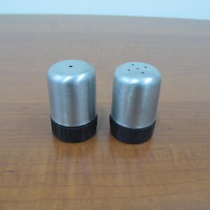 Stainless Salt and Pepper Shakers Set