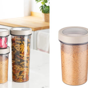 Single Piece Round Storage Jar 1100 ml