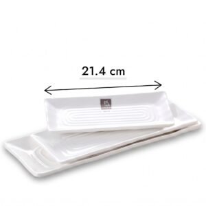 Small Rectangular melamine plate 21.4 cm