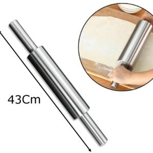 Stainless Steel Rolling Pin 43 cm
