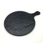 Melamine Flat Round Display Plate Granite Design 39.4 x 28.7 x 1.1 cm Art: D160021