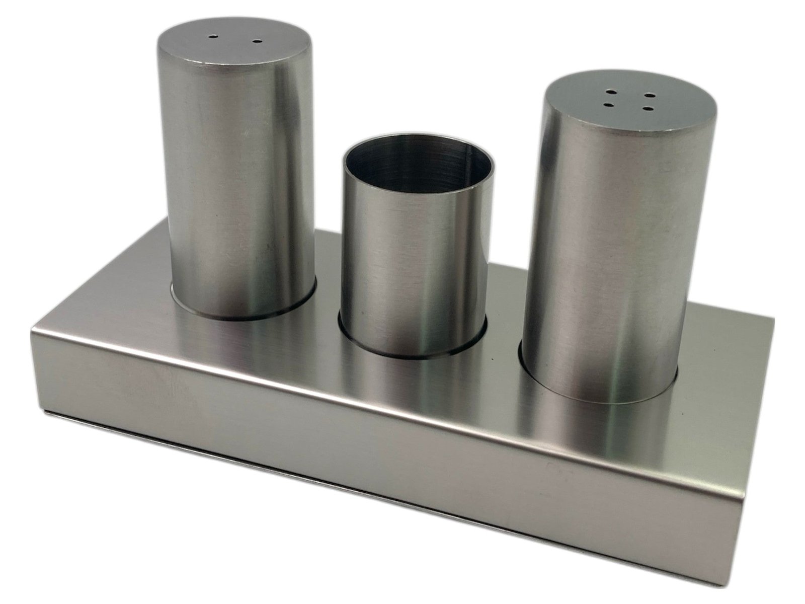 93f3b0cd98af64cbac2ec2f225c7988c.jpg Stainless Steel Salt and Pepper and Toothpicks Set Stand