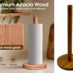 Acacia Wood Paper Towel Holder