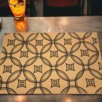Rectangular Mandala Table Placemat 45 x 30 cm