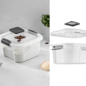 Square Plastic Royal Box 6 Lt with Anti Weevils Box